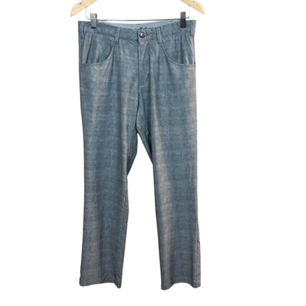 Adidas Ultimate Chino Pants 30 X32‎ Mens Gray Golf Lightweight Performance Sport